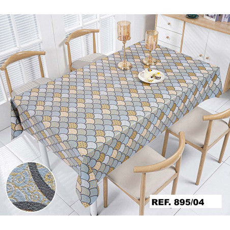 Rolo de toalha de mesa círcle gold. tamanho 1,40 x 20m