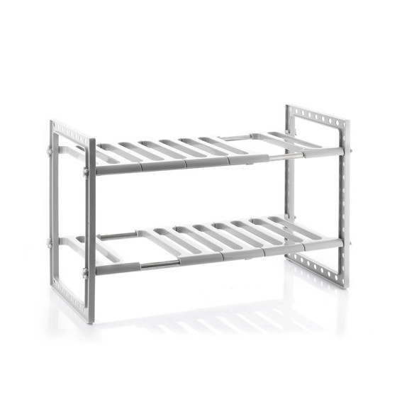 Estante extensível 37,5-66,5cm para debaixo do lava-loiças shibblek 2 prateleiras v0103677 innovagoods
