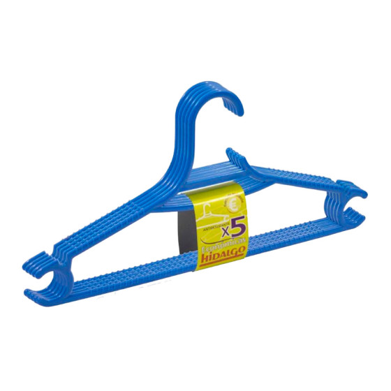 Cabides azuis económicos, 5 pcs