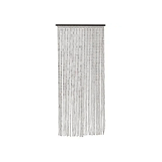 Cortina de bambu, castanho escuro, dimensões 90 x 200 cm