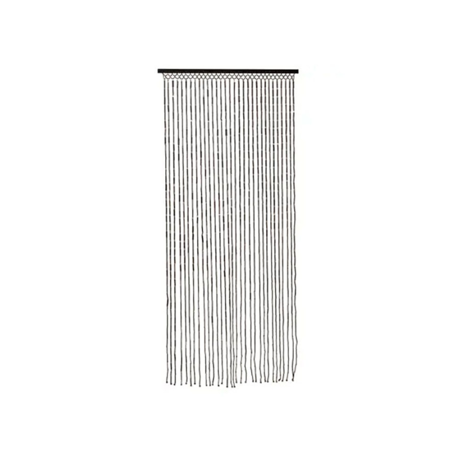 Cortina de bambu, castanho escuro, dimensões 90 x 200 cm