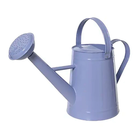 Regador azul de zinco, 4,5 l ø18,5 x 46 x 33 cm