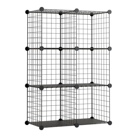 Estante modular de metal titan c6 preta