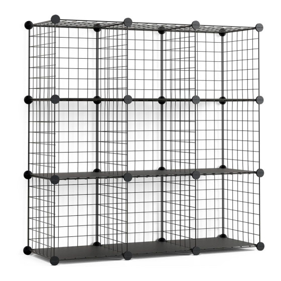 Estante modular de metal titan c9 preta