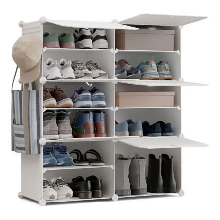 Sapateira modular cubo c6 branco