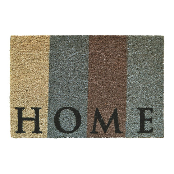 Tapete em fibra de coco pintado, decoração para casa, 60 x 40 cm