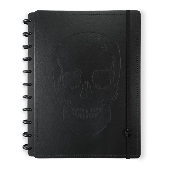 Caderno Inteligente grande (215x280mm) pautado black ink by Alexandra Herchovitch