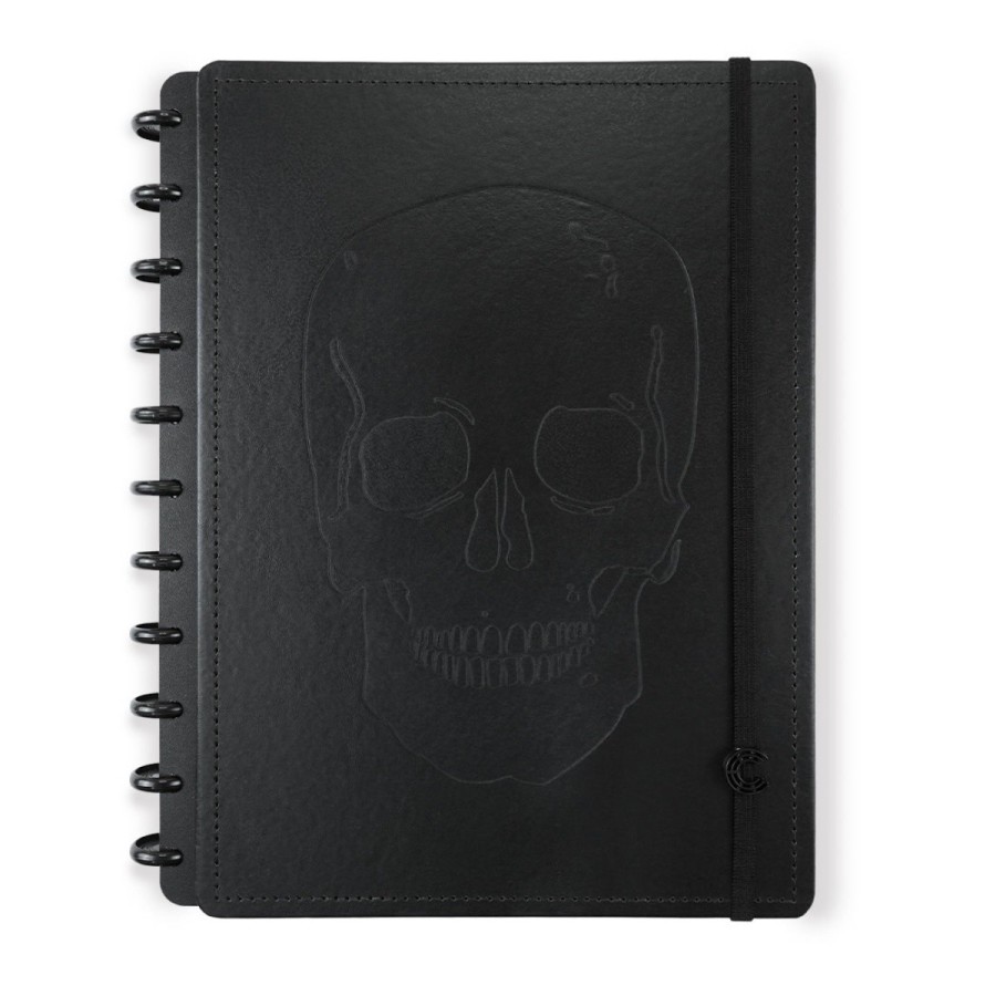 Caderno Inteligente grande (215x280mm) pautado black ink by Alexandra Herchovitch