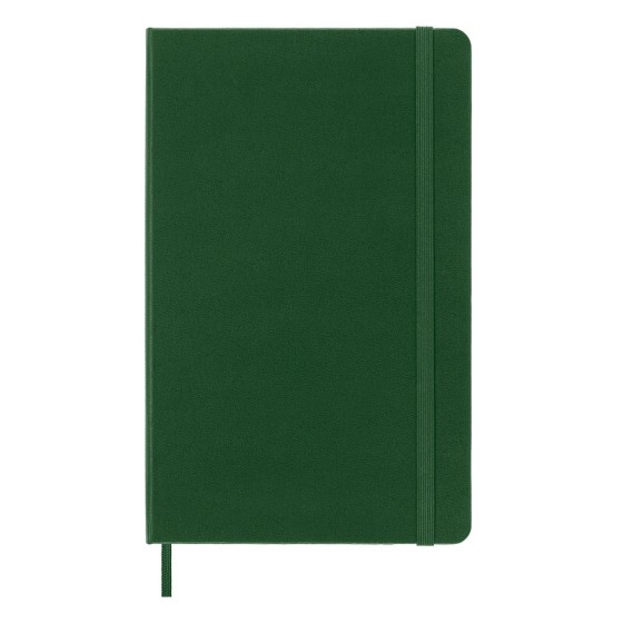 Caderno A5 capa dura Moleskine Classic Collection pautado 120 folhas verde Mirtilo com elástico