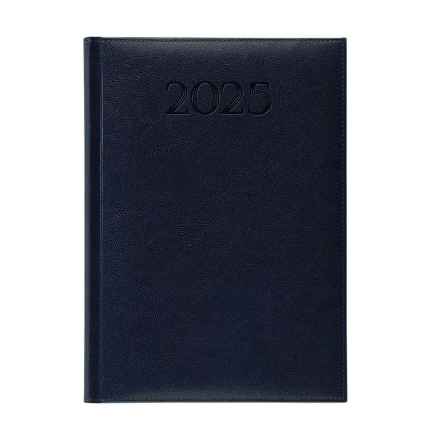 Agenda Semanal 170x240 mm 2025 Papiro Madrid Azul A24