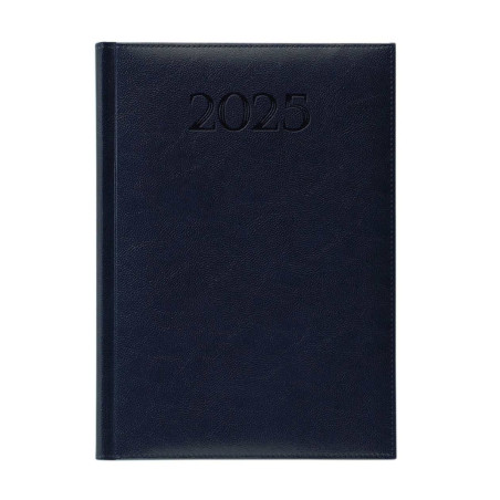 Agenda Semanal 170x240 mm 2025 Papiro Madrid Azul A24
