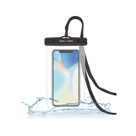Estojo de suspensão impermeável para água pvc ipx8 preto