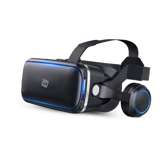 Óculos de realidade virtual 3d com áudio