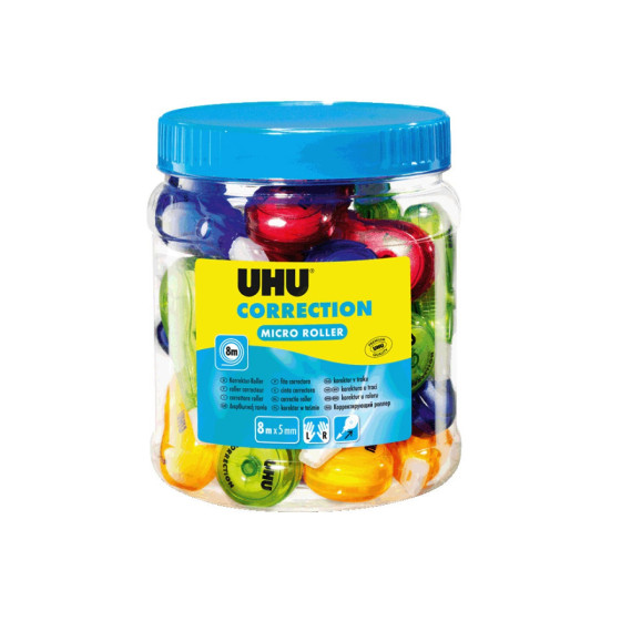 Corretor de Fita uhu Micro 5 mmx8 m Sortido