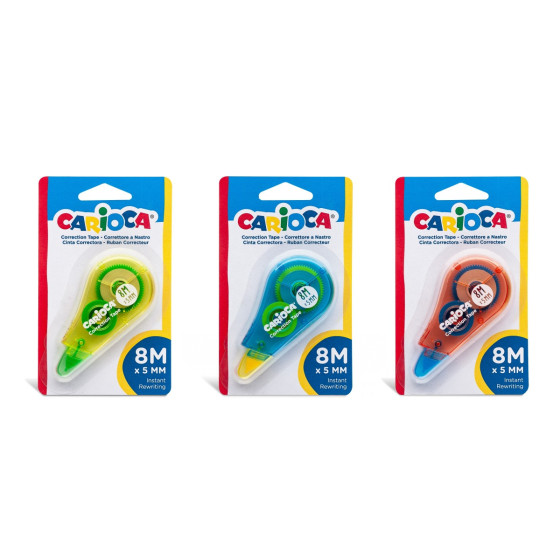 Corretor de Fita Carioca 5 mmx8 m blister