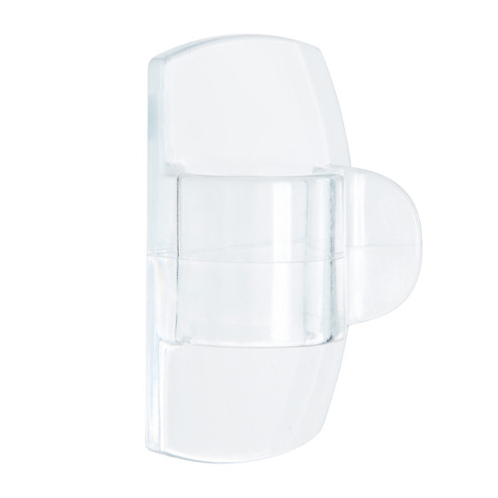 Clipes para cabos redondos, transparentes, 19 x 32 x 13 mm, 4 uds + 5 tiras, 17017clr