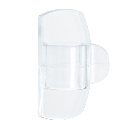 Clipes para cabos redondos, transparentes, 19 x 32 x 13 mm, 4 uds + 5 tiras, 17017clr