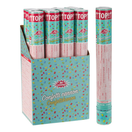 Canhão lança confetis ø5x37.5cm