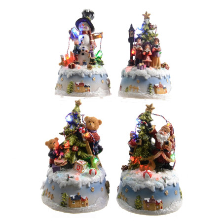 Figuras de natal led 10 x 9 x 15,5 cm. modelos variados