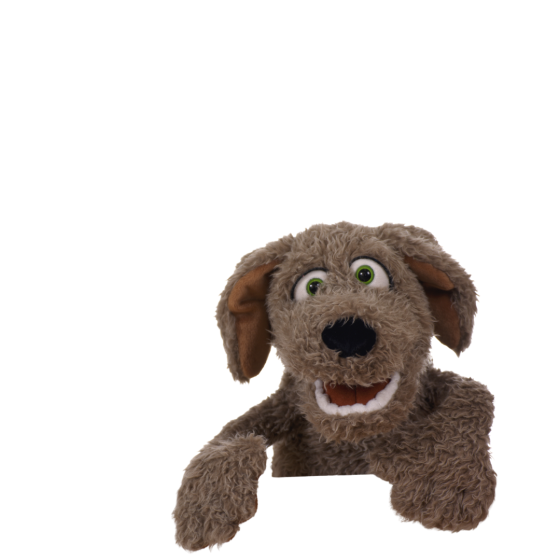 Living Puppets Locke O Cão Incansável