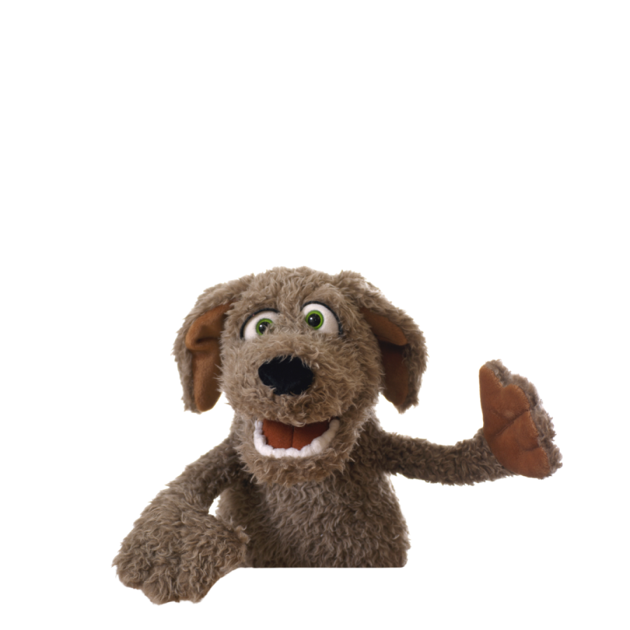 Living Puppets Locke O Cão Incansável