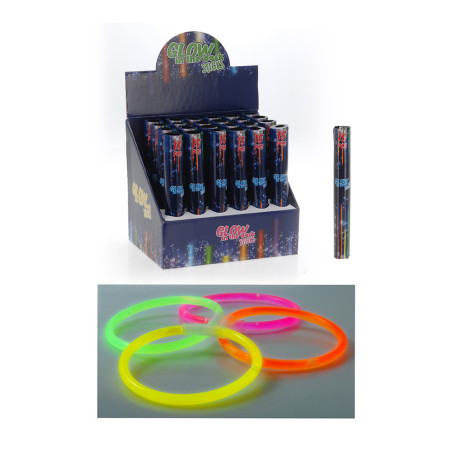 Kit de 15 unid. party glow neon luminoso 15 peças cores/modelos sortidos