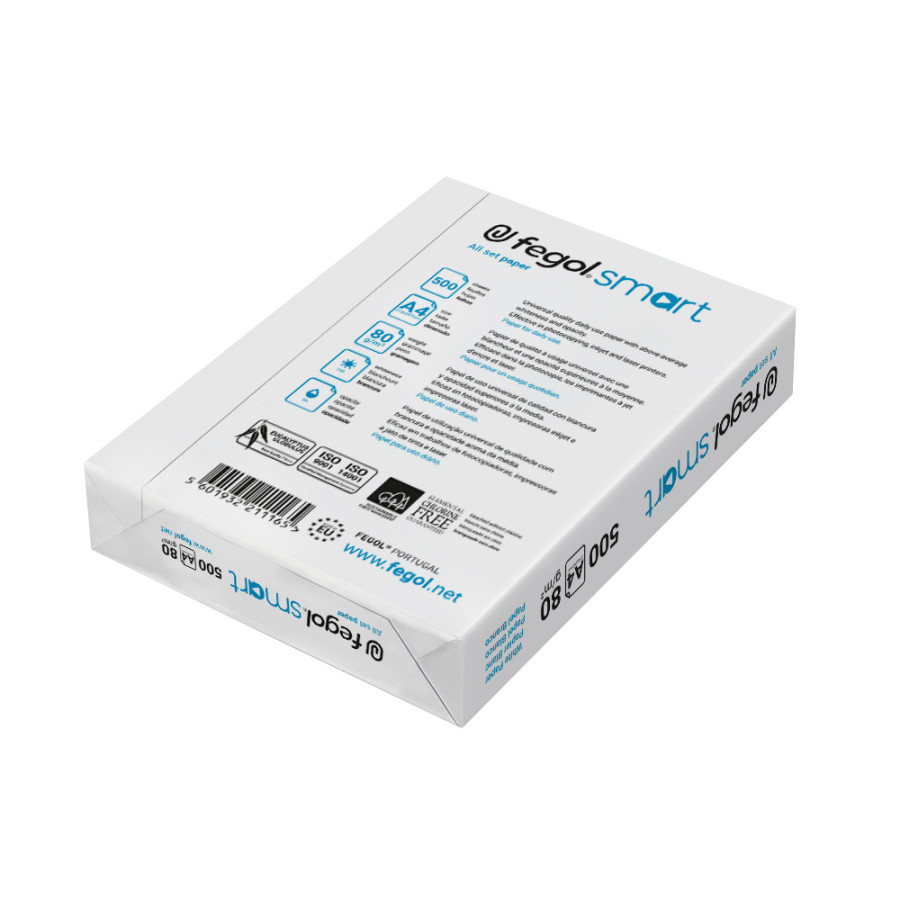 RESMA PAPEL FOTOCÓPIA A4 80GR FEGOL SMART BRANCO