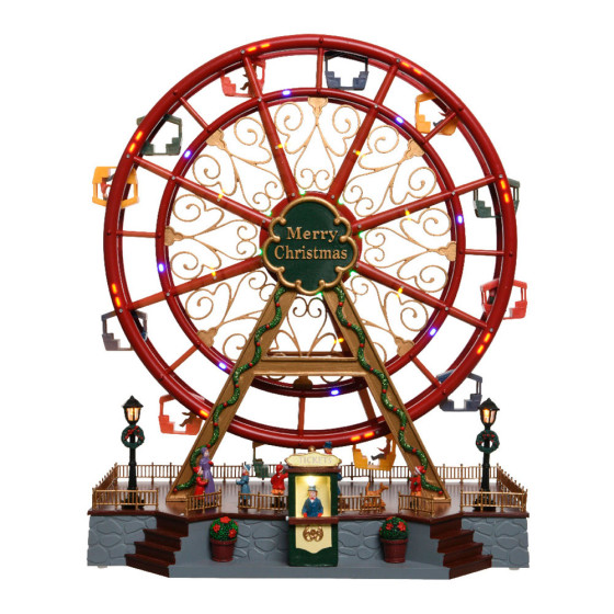 Roda-gigante com movimento e led 37x21x45cm