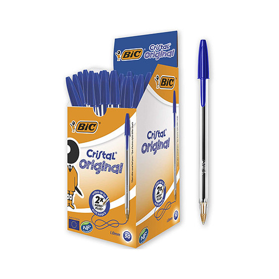Esferográfica Bic Cristal Original Azul