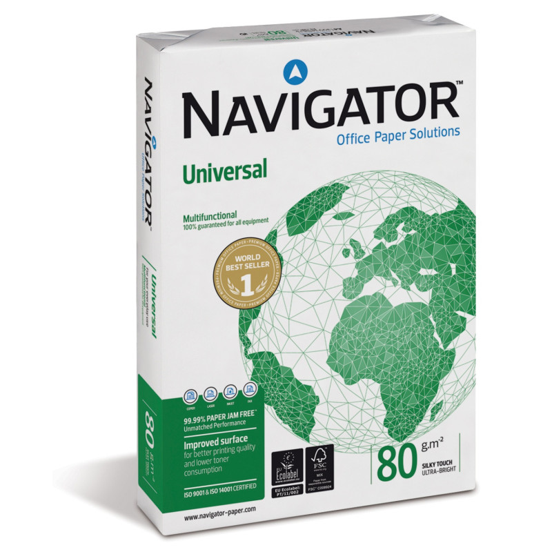 Papel Fotocopia A4 80g Navigator Universal Branco