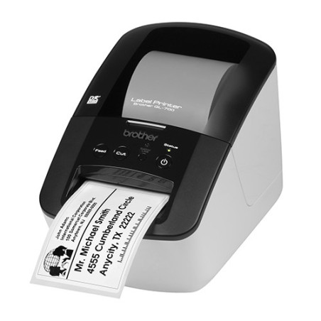 IMPRESSORA ETIQUETAS BROTHER QL-700 USB CORTE AUTOMÁTICO