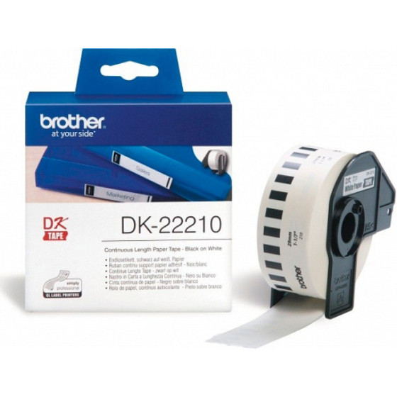 Etiquetas Termicas Brother DK-22210 29mmx30,48m Branco
