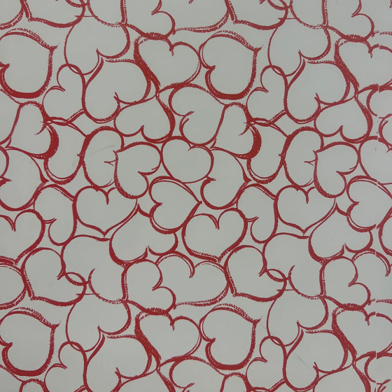 Papel de embrulho corações, 70 cm x 40 m