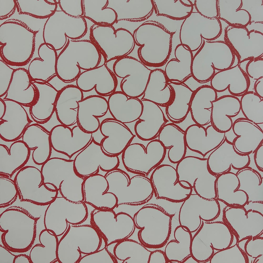 Papel de embrulho corações, 70 cm x 40 m
