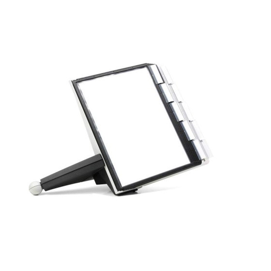 Suporte Mesa 10 Bolsas Sherpa A4 Preto e Cinza Durable