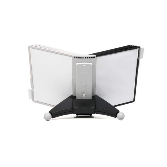 Suporte Mesa 10 Bolsas Sherpa A4 Preto e Cinza Durable