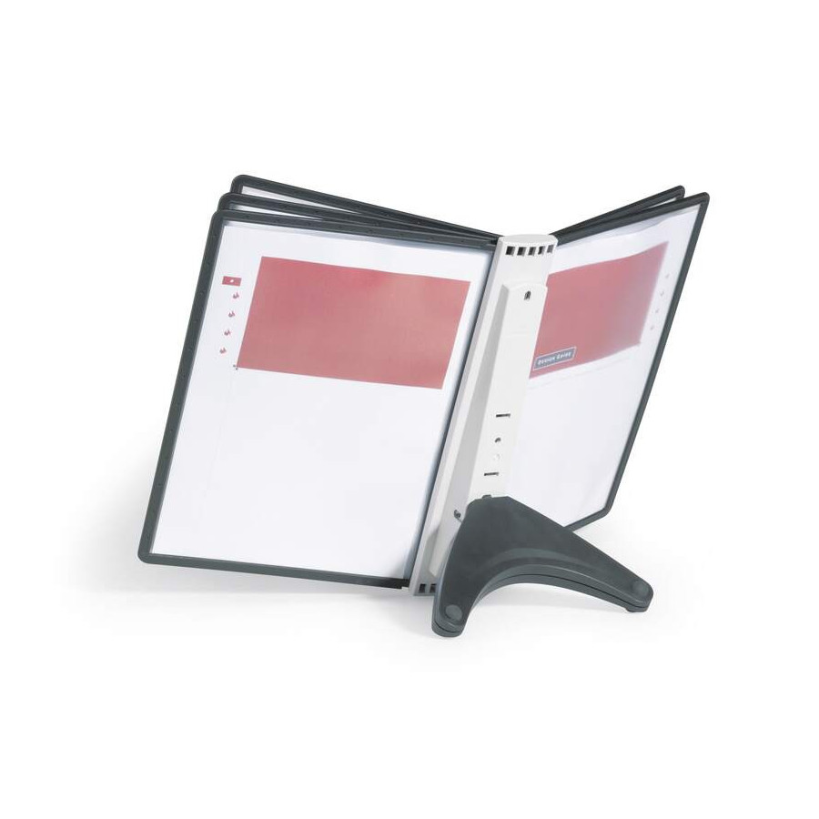 Suporte de Mesa 5 Bolsas Sherpa Soho A4 Preto e Cinza Durable