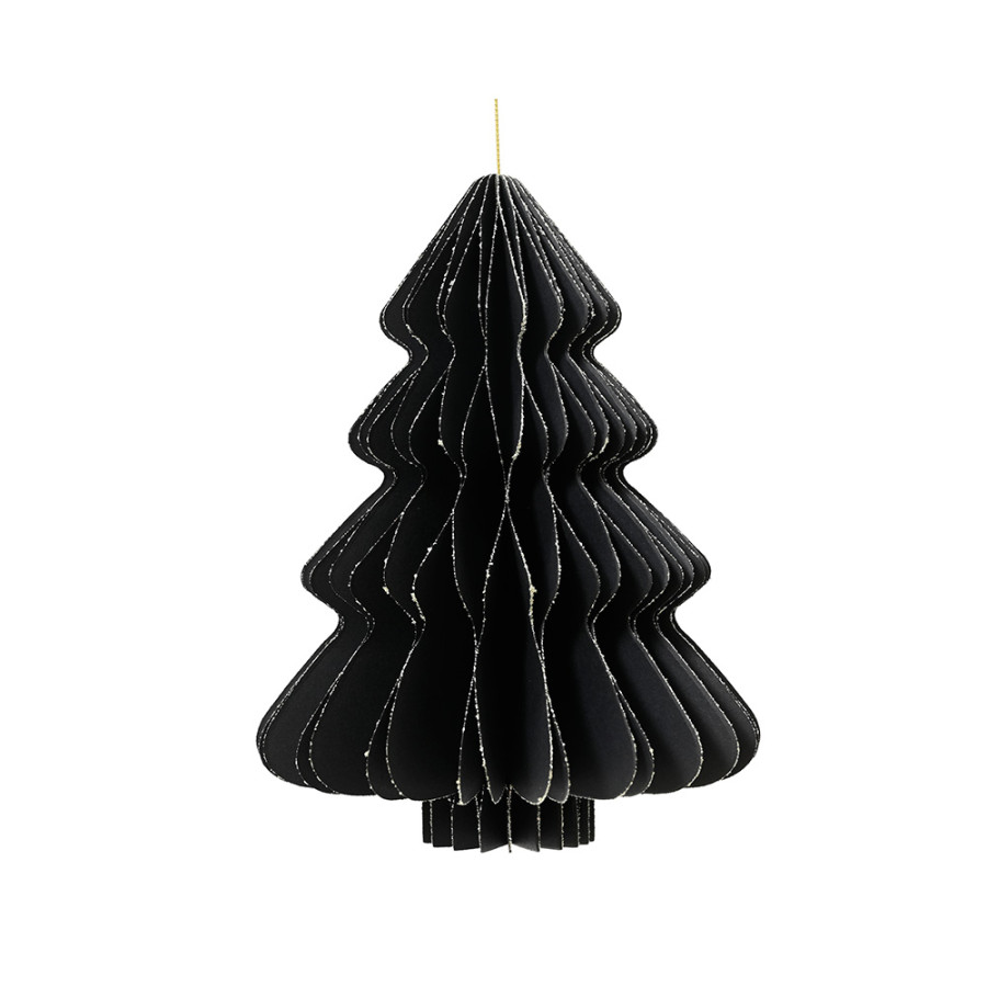 Árvore de papel preto ø30 x 40 cm