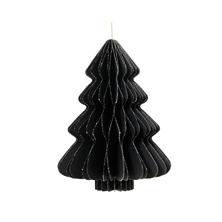Árvore de papel preto ø30 x 40 cm