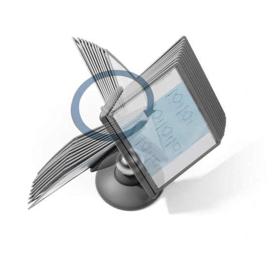 Suporte Mesa Rotativo 360º Sherpa Motion A4 Cinza Durable