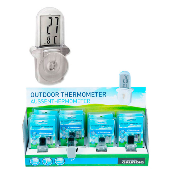Termómetro exterior digital com ventosa