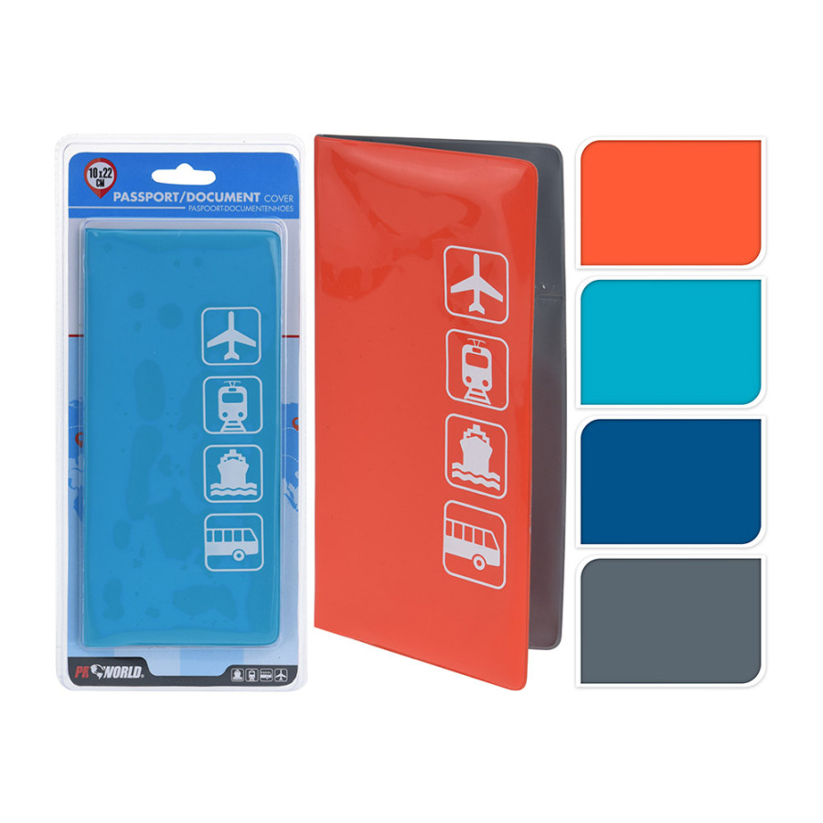 Capa para passaportes 22x10cm cores / modelos diversos