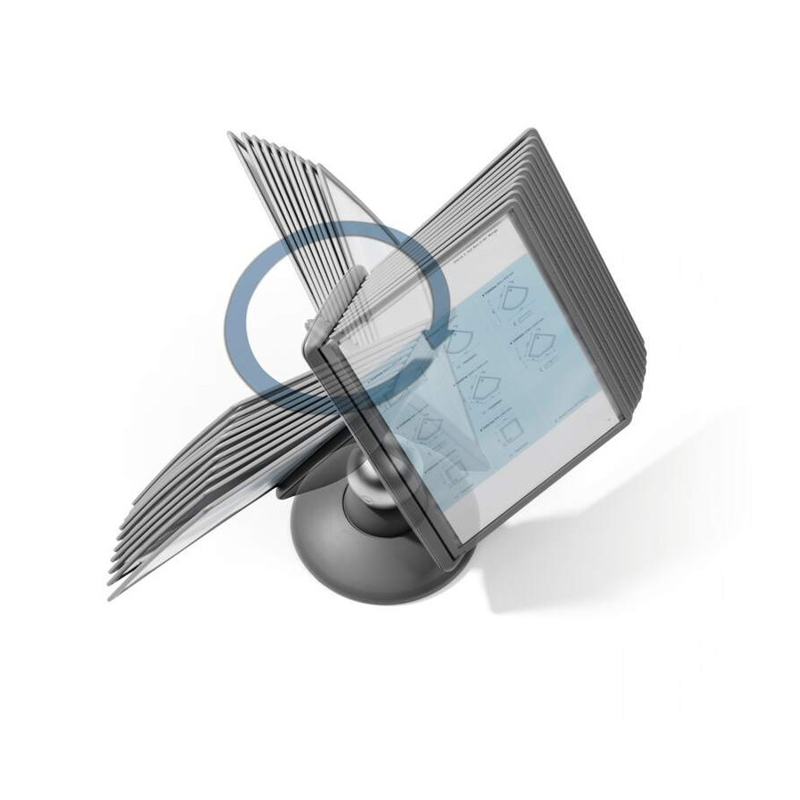 Suporte Mesa Rotativo 360º Sherpa Motion A4 Preto Durable