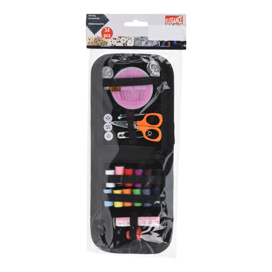 Kit de costura em nécessaire