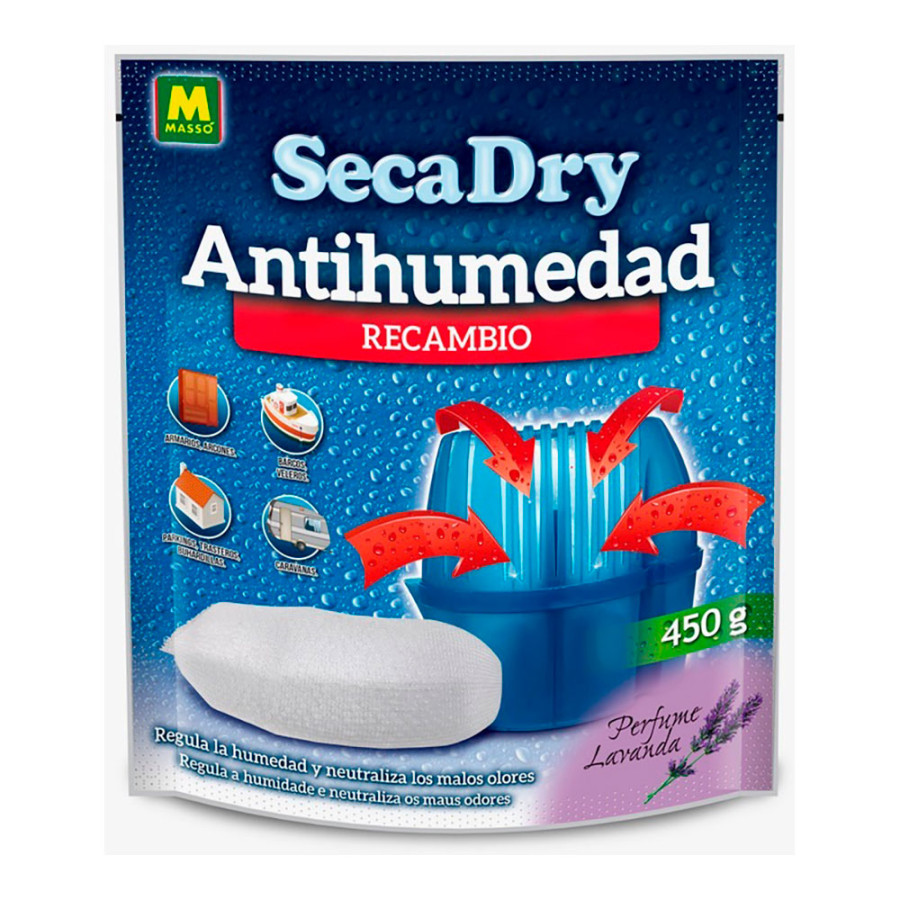 Recarga secadry anti-humidade 450 g