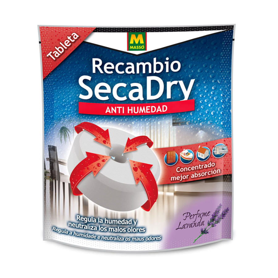 Secadry recarga em tablete 450 g
