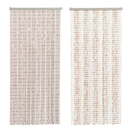 Cortina de plástico com 64 tiras cores sortidas 90x1,5x200cm