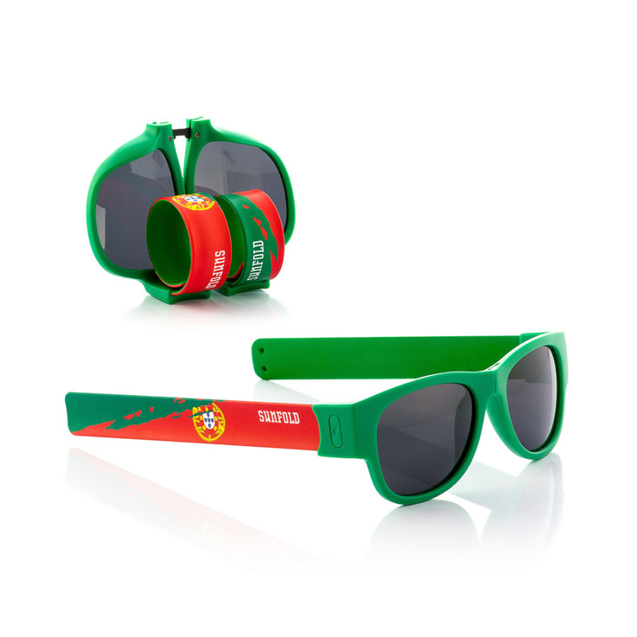 Óculos de sol enroláveis sunfold eurocopa portugal innovagoods
