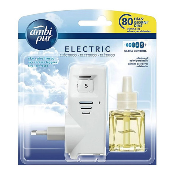 Aparelho elétrico de ambiente sky fresh air + substituição