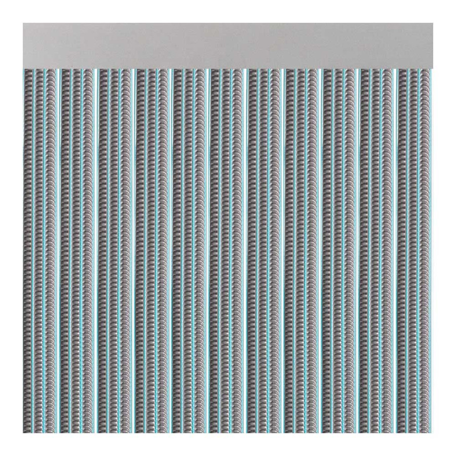 Cortina per porta modelo "lisboa" cinzenta 90x210cm m63581 acudam